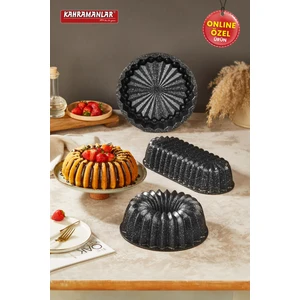 Helegra 3'lü Kek Kalıbı