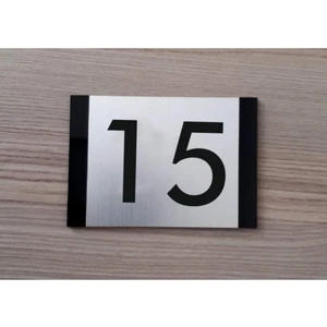 Dekoratif Apartman Kapı Numarası Pleksi-15