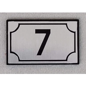 Dekoratif Apartman Kapı Numarası Pleksi 03