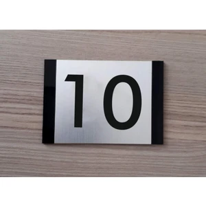 Dekoratif Apartman Kapı Numarası Pleksi-10