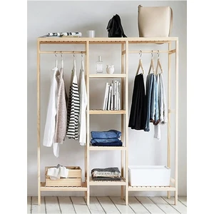 Brk Design Ahşap Gardırop 150X140X30 Indigo