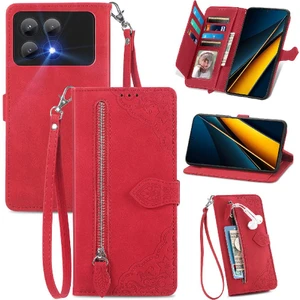 Mays Home1 Xiaomi Poco X6 Pro Çoklu Kart Yuvası Flip Fermuar Tarzı Çok Renkli (Yurt Dışından)