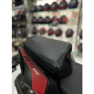 Bajaj RS200 Uyumlu Motosiklet Fermuarlı Su Geçirmez Körüklü Arka Çanta ve Sele Pedi