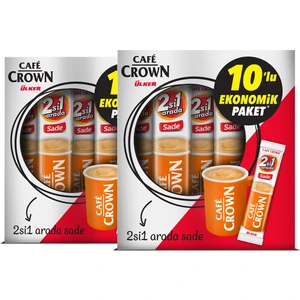 Cafe Crown 2'si 1 Arada 11 Gr. x 10 Adet x 2 Kutu