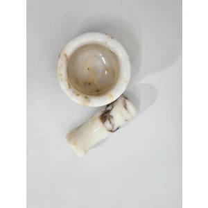 Bal Mermer Gerçek Havan El Yapımıdır Mini Boy