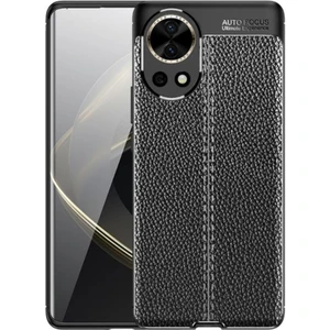 Huawei Nova 12 Deri Desenli Silikon Kılıf - Ultra Darbe Emici Kamera Korumalı Kapak