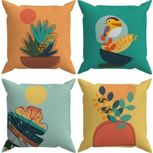 4’lü Kırlent Kılıfı Kl2