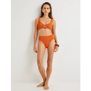 Dokulu Yüksek Bel Bikini Altı