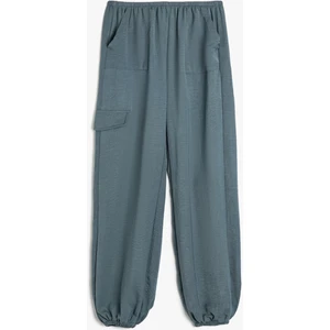 Jogger Pantolon Cep Detaylı Beli Lastikli