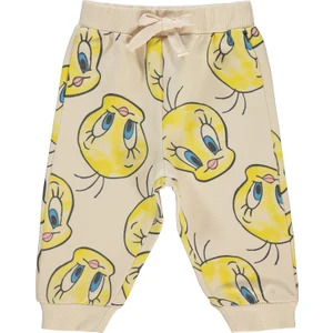 Kız Bebek Eşofman Altı 6-18 Ay Taş Rengi