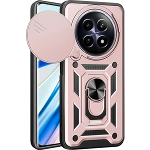 Realme 12 Pc+Tpu Parmak Yüzük Kickstand Telefon Kapağı (Yurt Dışından)