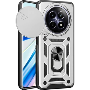 Realme 12 Pc+Tpu Parmak Yüzük Kickstand Telefon Kapağı (Yurt Dışından)