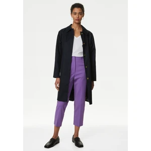 Marks & Spencer Slim Fit Yüksek Bel Crop Pantolon