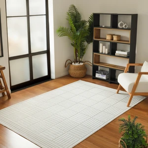 Kaşmir Halı 7/24 Sierra Malaga Krem 160X230 cm Salon Mutfak Halısı Yolluk Kilim
