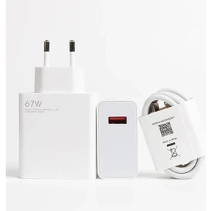 67W Turbo Şarj Aleti Şarj Cihazı Kablo Adaptör Set ve 2021 sonrası Tüm telefonlarda Uyumlu Hızlı Şarj Aleti Type C Şarj Aleti