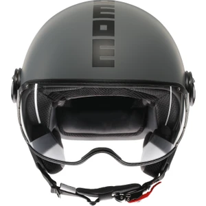 Momo Design Momodesign Fgtr Classic Mono Matt Grey Black Açık Kask