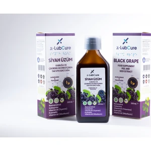 Siyah Üzüm Kabuğu ve Çekirdek Ekstraktı x 2 Adet, Gimdes Helal Sertifikalı