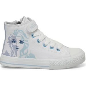 YEDIZ.F4FX Beyaz Kız Çocuk High Sneaker