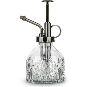 Vintage Cam Bitki Sulama Şişesi - Şeffaf