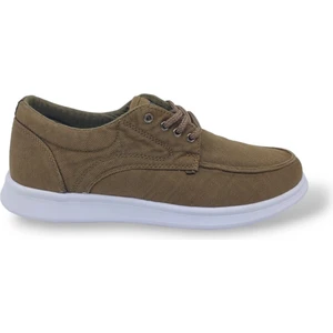 023 Erkek Vizon Bağcıklı Espadril Ayakkabı