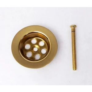 Altın Lavabo Sifon Süzgeci Lüx