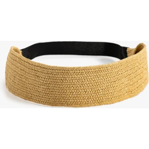 Hasır Saç Bandı Dokulu