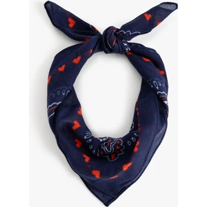 Kare Fular Etnik Desenli