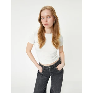 Basic T-Shirt Bisiklet Yaka Kısa Kollu