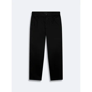 Erkek Düz Paça Regular Siyah Pantolon