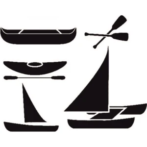 Stencil Sarayi Boyama Şablon Deniz - 4641