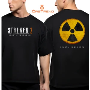 Ors Trend S.t.a.l.k.e.r. 2 Baskılı Oversize Tişört