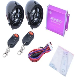 Motosiklet Alarm Seti ve Mp3 Radyo Çalar [bluetooth] [m - R] Siyah
