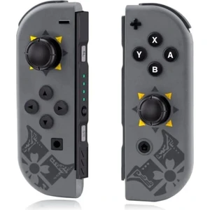 Ns Switch Uyumlu 2'li J-C Joycon Pad Controller Gamepad oyun kolu Siyah Desenli