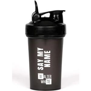 Walter White Protein Shaker Siyah Ergonomik Tasarım Dayanıklı Malzeme 550 ml Sporcu İçin