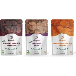 3lü Set 250GR Kuru Sarı Kayısı ,Organik Gün Kurusu ve Organik Kuru İncir