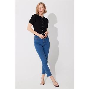 Mavi Yüksek Bel Straight Fit Jean SS23JP4744MA