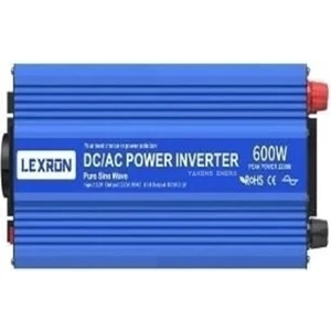 600 Watt 12V Tamsinüs Inverter Lexron