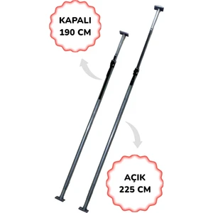 Yük Tutucu Ştanga (Çelik) 190 - 225 cm