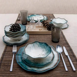 Güral Nesrin Porselen 24 Prç Yemek Takımı GBSNES24Y4R1341