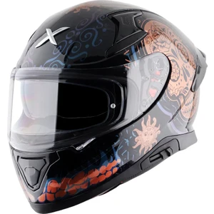 Apex/trance E Full Face Parlak Siyah Gold (M/c)-