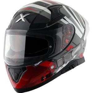 Apex/hex 2 E  Full Face  Parlak  Gri  Kırmızı   (M/c)-