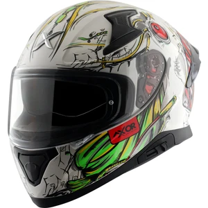 Apex/seadevıl E Full Face Parlak Beyaz Yeşil (M/c)-