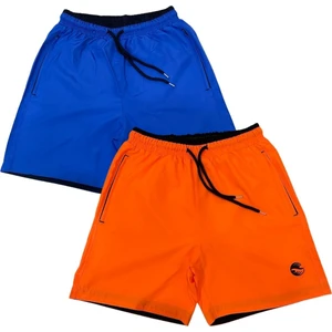 Relax Time Deniz Şortu - 2li Deniz Şortu Fermuarlı Cep Fileli