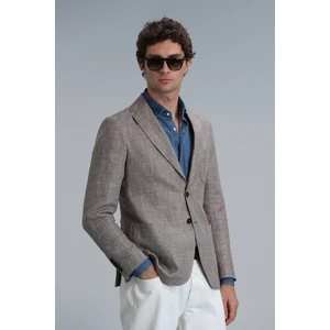 Luta Spor Erkek Blazer Ceket Slim Fit Kahverengi