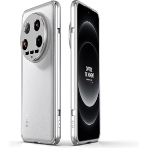 4U Sky Xiaomi 14 Ultra Telefon Tampon Kılıfı Için Anti-Damla Metal Çerçeve Kabuk Kamera Arka Lens Kapağı-Gümüş/gümüş (Yurt Dışından)