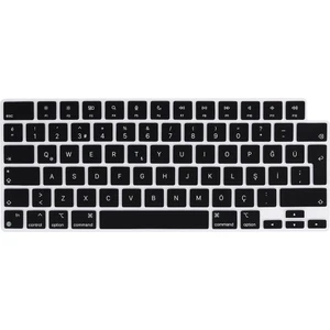 MacBook Pro 14 M3 / M4 Klavye Koruyucu 14.2" A3112 / A3185 / A3401 / A2992 / A2918 Uyumlu Türkçe Q Silikon Ped