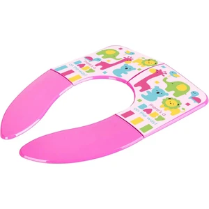 3 Hareketle Katlanıp Taşınabilir Çocuk Klozet Adaptörü -  Pembe