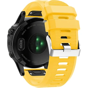 Garmin Fenix 6x / Fenix 7x / Instinct 2x Akıllı Saat Bandı Quickfit 26MM Silikon Kayış (Yurt Dışından)