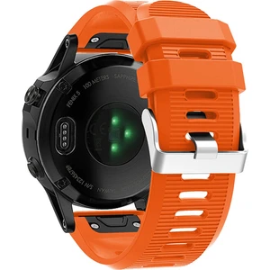 Garmin Fenix 6x / Fenix 7x / Instinct 2x Akıllı Saat Bandı Quickfit 26MM Silikon Kayış (Yurt Dışından)