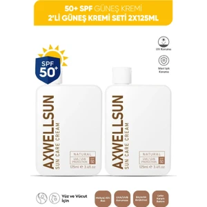 50 SPF+ 2 Li Fırsat Seti Leke Karşıtı Nemlendirici Yüksek Koruma Güneş Kremi